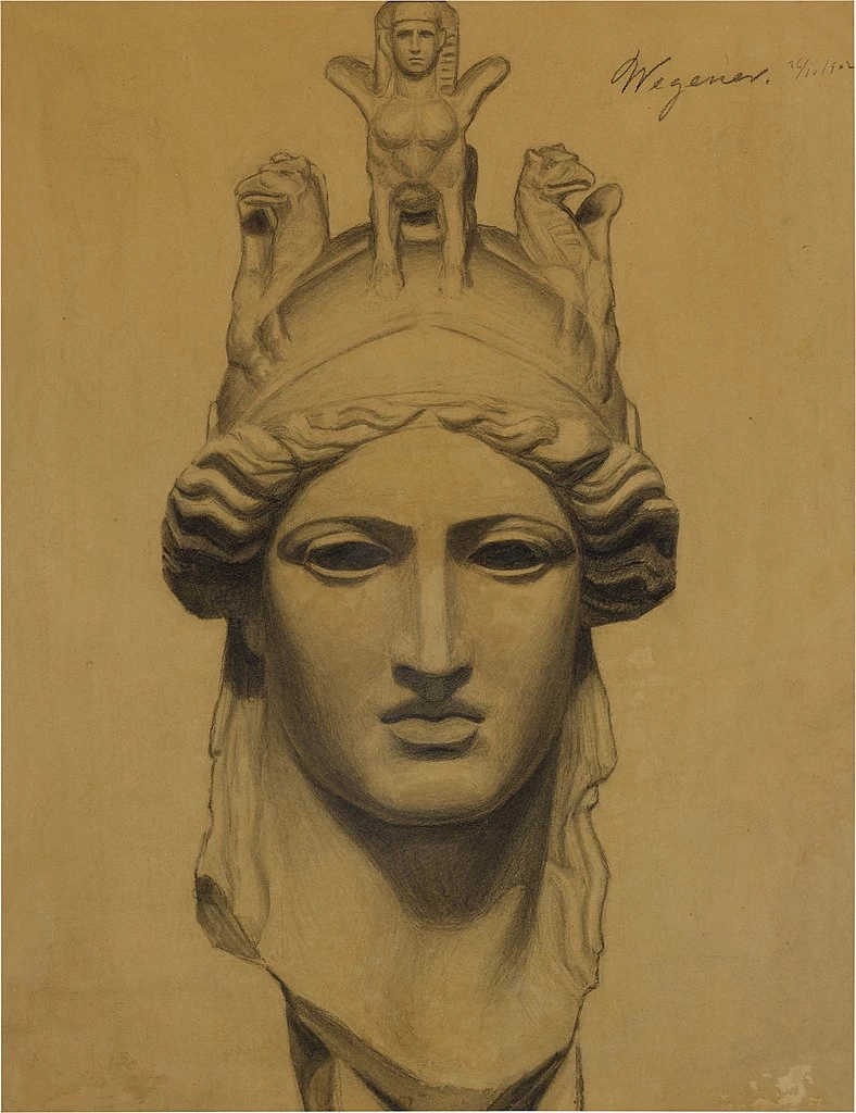 Lili Elbe - Studio di testa classica